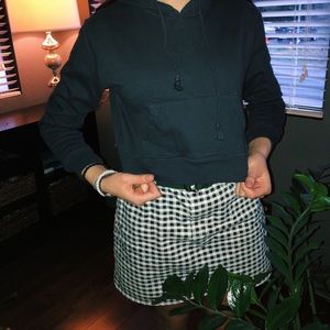 Cropped brandy Melville hoodie.